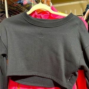 Black Ryder wear crew neck crop sweater